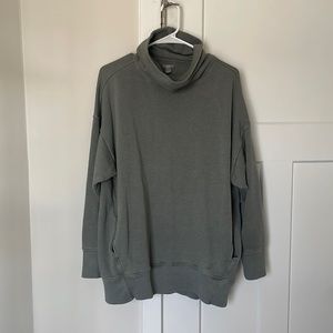 Aerie green oversize cowneck